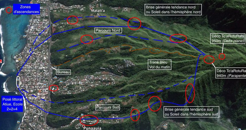 plan de vol parapente to a rotu rahi