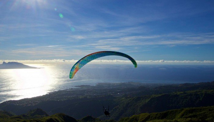 baptême parapente tahiti 2015